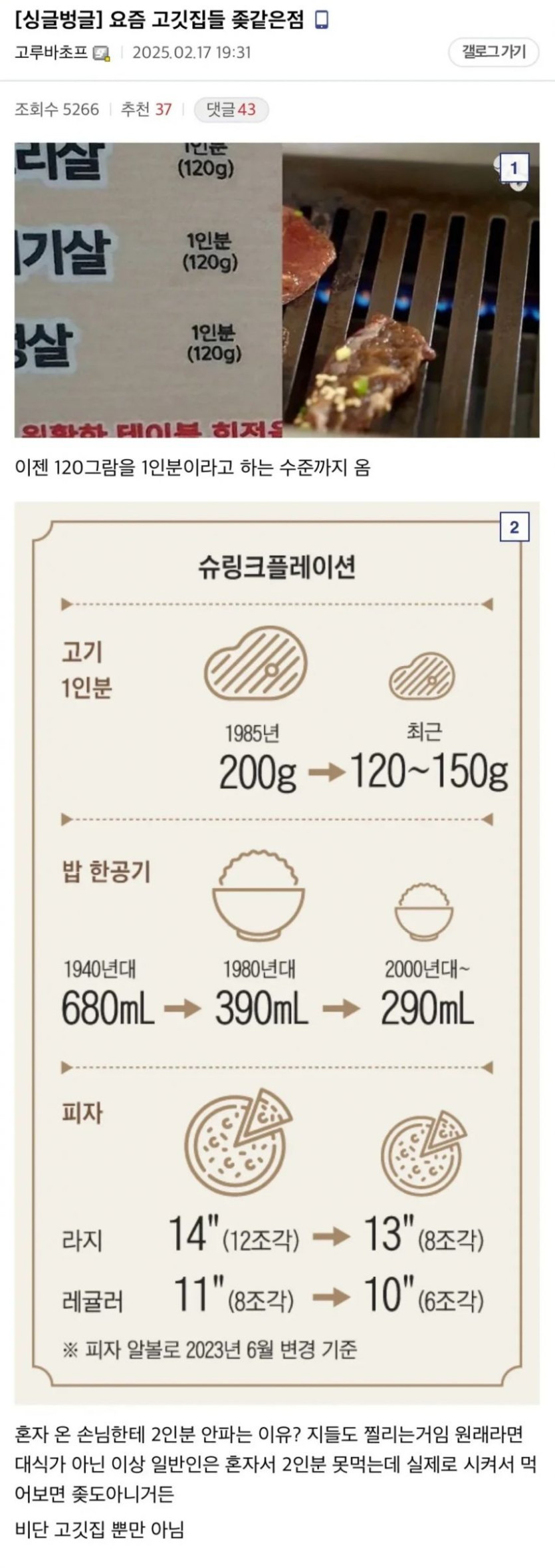 요즘 고깃집들 ㅈ 같은점