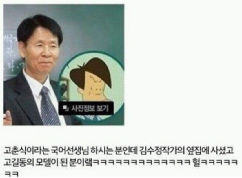 고길동 실제모델